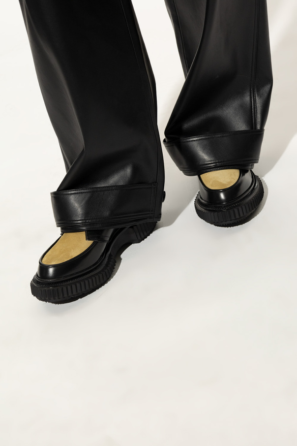 Black 'Type 181' leather shoes excellent Adieu Paris